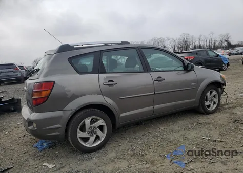 2004 Pontiac Vibe from USA, damaged, VIN 5Y2SL62814Z442180
